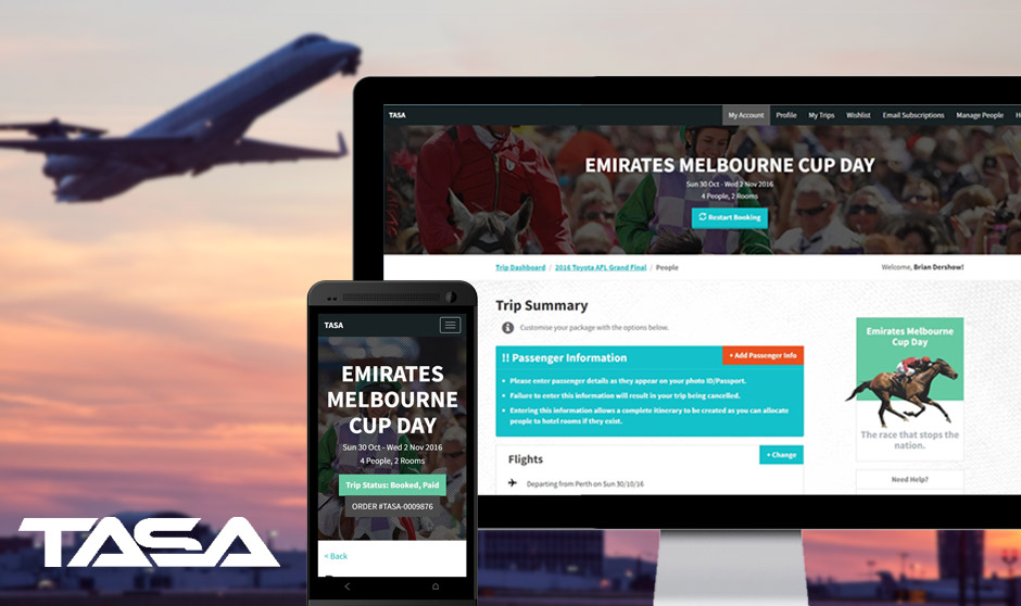 Travel and Sports Australia Booking Wizard